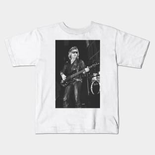 Benjamin Orr The Cars BW Photograph Kids T-Shirt